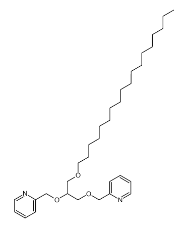 1-O-octadecyl-2,3-O-di-(2-picolyl)-glycerol Structure