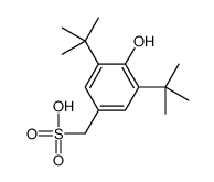 (3,5-ditert-butyl-4-hydroxyphenyl)methanesulfonic acid Structure