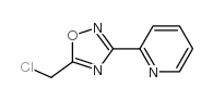 2-[5-(氯甲基)-1,2,4-恶二唑-3-基]吡啶结构式