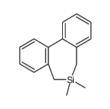 5H-Dibenzo[c,e]silepin, 6,7-dihydro-6,6-dimethyl Structure