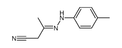 3-p-tolylhydrazono-butyronitrile结构式