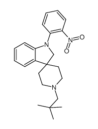 1'-neopentyl-1-(2-nitrophenyl)spiro[indoline-3,4'-piperidine] Structure