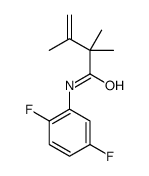 N-(2,5-difluorophenyl)-2,2,3-trimethylbut-3-enamide结构式