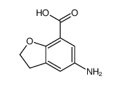 5-amino-2,3-dihydro-1-benzofuran-7-carboxylic acid Structure