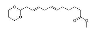 methyl 11-(1,3-dioxan-2-yl)undeca-6,9-dienoate结构式