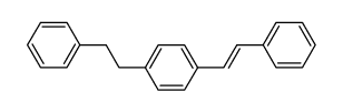 1-(反-2-苯乙烯基)-4-(2-苯乙烯基)苯结构式