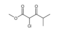 2-chloro-4-methyl-3-oxopentanoate Structure