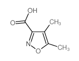 4,5- 二甲基-异噁唑-3-羧酸结构式