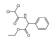 (2,2-dichloro-acetylamino)-phenyl-acetic acid ethyl ester结构式