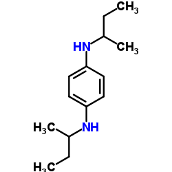 N,N-二仲丁基对苯二胺结构式