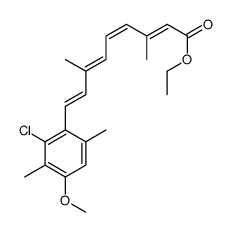 ethyl (2Z,4Z,6Z,8Z)-9-(2-chloro-4-methoxy-3,6-dimethylphenyl)-3,7-dimethylnona-2,4,6,8-tetraenoate结构式