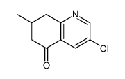 3-chloro-7-methyl-7,8-dihydro-6H-quinolin-5-one Structure