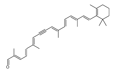 15,15'-didehydro-8'-apo-β,psi-carotenal结构式