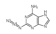 9H-Purin-6-amine,2-azido- Structure