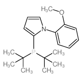 N-(2-Methoxyphenyl)-2-(di-t-butylphosphino)pyrrole Structure