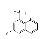 6-溴-8-三氟甲基喹啉结构式