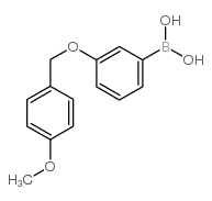 3-(4'-Methoxybenzyloxy)phenylboronic acid(contains varying amounts of Anhydride) Structure