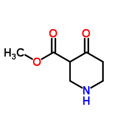 4-氧基-哌啶-3-羧酸甲酯结构式