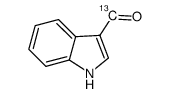 吲哚-3-羧甲醛-13C结构式