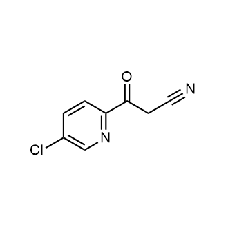 3-(5-氯吡啶-2-基)-3-氧代丙腈结构式