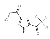1-(5-(2,2,2-TRICHLOROACETYL)-1H-PYRROL-3-YL)PROPAN-1-ONE Structure