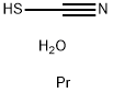 Thiocyanic acid, praseodymium(3+) salt, heptahydrate (9CI) Structure