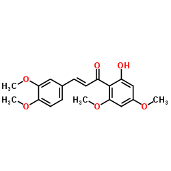 2'-Hydroxy-3,4,4',6'-tetramethoxychalcone Structure