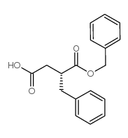 (R)-2-Benzyl-succinic acid 1-benzyl ester结构式