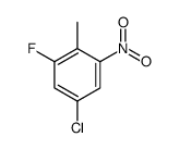 2-氟-4-氯-6-硝基甲苯结构式