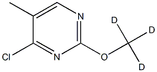 4-Chloro-5-methyl-2-(methoxy-d3)-pyrimidine Structure