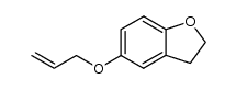 2,3-Dihydro-5-benzofuranyl allyl ether结构式