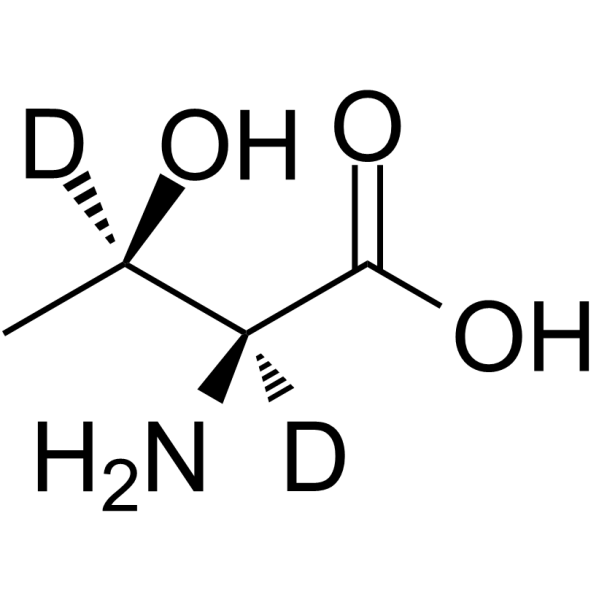 L-Threonine-d2 Structure