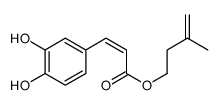 3-methylbut-3-enyl 3-(3,4-dihydroxyphenyl)prop-2-enoate Structure