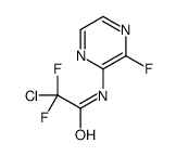 2-Chloro-2,2-difluoro-N-(3-fluoro-2-pyrazinyl)acetamide Structure