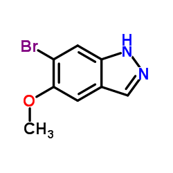 6-Bromo-5-methoxy-1H-indazole Structure