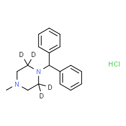 盐酸环几嗪-d4结构式