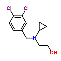 2-[Cyclopropyl(3,4-dichlorobenzyl)amino]ethanol Structure