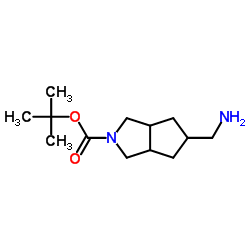 5-(氨基甲基)-八氢环戊基[c]吡咯-2-羧酸叔丁酯图片