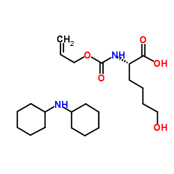 N-[(Allyloxy)carbonyl]-6-hydroxy-L-norleucine-N-cyclohexylcyclohexanamine (1:1) Structure