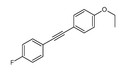 1-ethoxy-4-[2-(4-fluorophenyl)ethynyl]benzene Structure