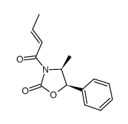 n-crotonyl-(4s,5r)-4-methyl 5-phenyl-2-oxazolidinone Structure