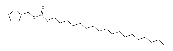 (tetrahydrofuran-2-yl)methyl octadecylcarbamate结构式