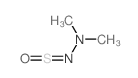 Hydrazine,1,1-dimethyl-2-sulfinyl- Structure