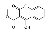 methyl 4-hydroxy-2-oxochromene-3-carboxylate Structure