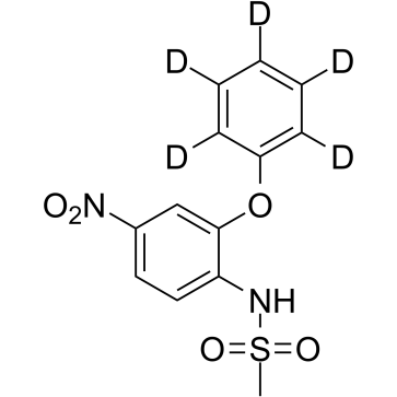 Nimesulide D5 Structure