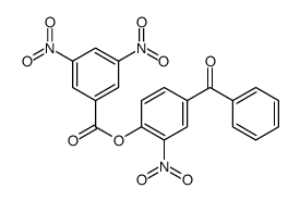 (4-benzoyl-2-nitrophenyl) 3,5-dinitrobenzoate结构式