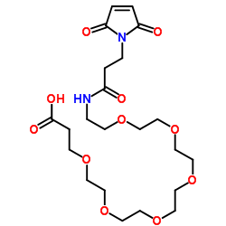 Mal-amido-PEG6-acid结构式