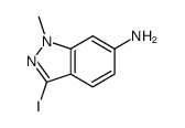 3-Iodo-1-methyl-1H-indazol-6-amine Structure