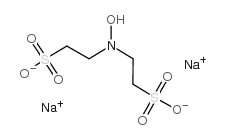 N,N-二乙磺基羟胺二钠盐结构式