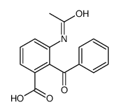 3-(Acetylamino)-2-benzoylbenzoic acid Structure